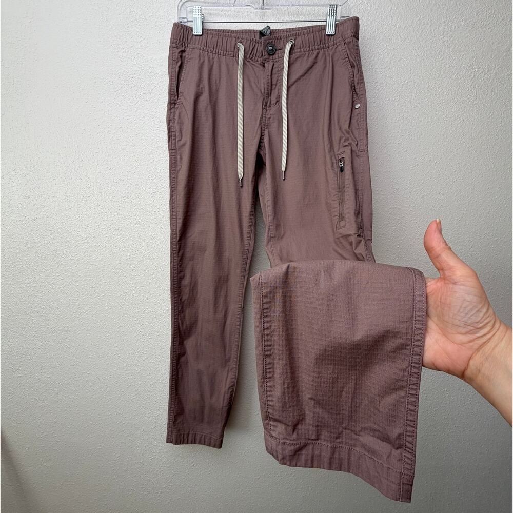 Vuori Ripstop Jogger Pants Muted Plum Brown Utility Women's US S - Picture 2 of 13